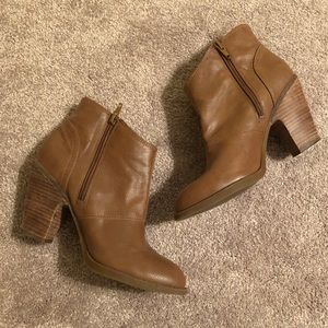 Brown Jessica Simpson Ankle Booties